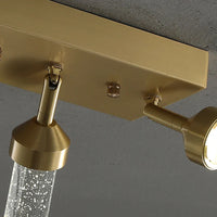 Applique murale nordique en cristal - Luxe nordique pour chambre, salon, TV et allée