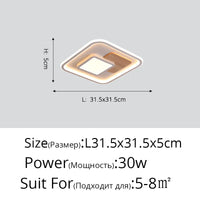 Plafonnier rond moderne en bois véritable avec LEDs décoratives - Éclat Naturel