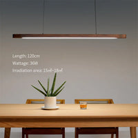 Suspension LED en bois "Nordic Glow" au design moderne et ovale