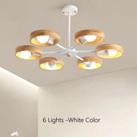 Suspension luminaire en bois nordique