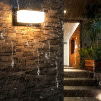 Applique murale extérieure LED XL étanche IP65 avec radar de mouvement