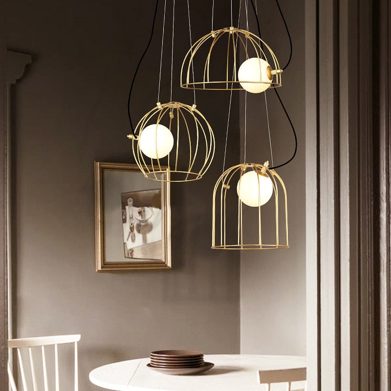 Ohio - Suspension Design Métallique Ajourée