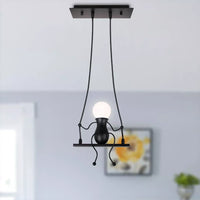 Lampe Suspension Art Décor Moderne 1/3 Tête