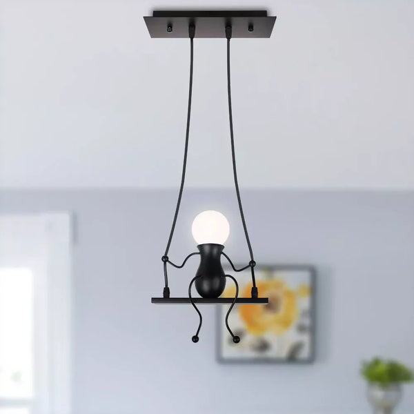 Lampe Suspension Art Décor Moderne 1/3 Tête