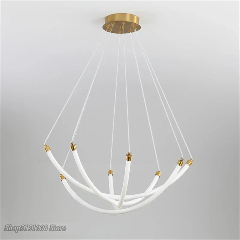 Lustre nordique Art Design LED Décor À La Maison - Collection Exclusive Brilliance