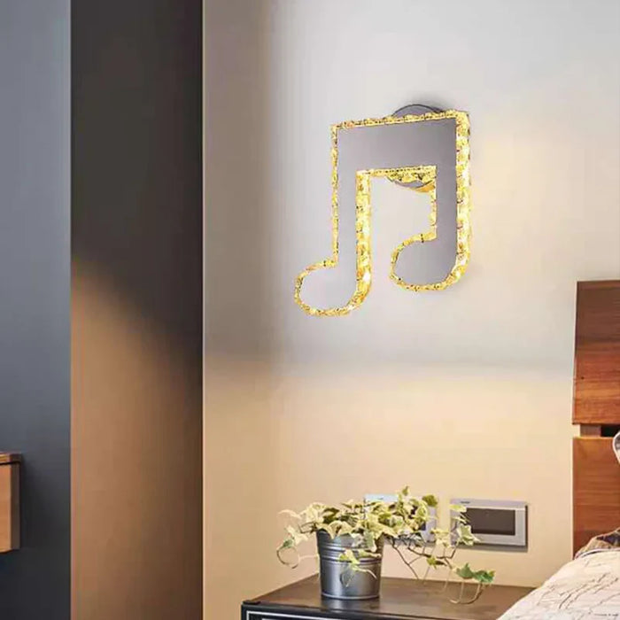Applique murale en cristal contemporain