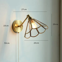 Applique Murale LED Moderne avec Chaîne et Interrupteur