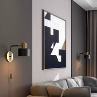 Applique murale LED Noir & Laiton Aveiro