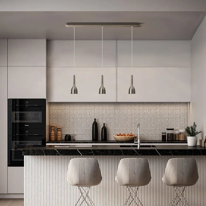 Suspension LED Nordik Nickel Brushed