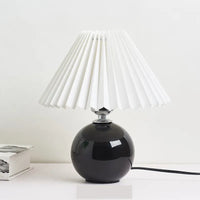 Lampe de table plissée coréenne - Élégance abordable