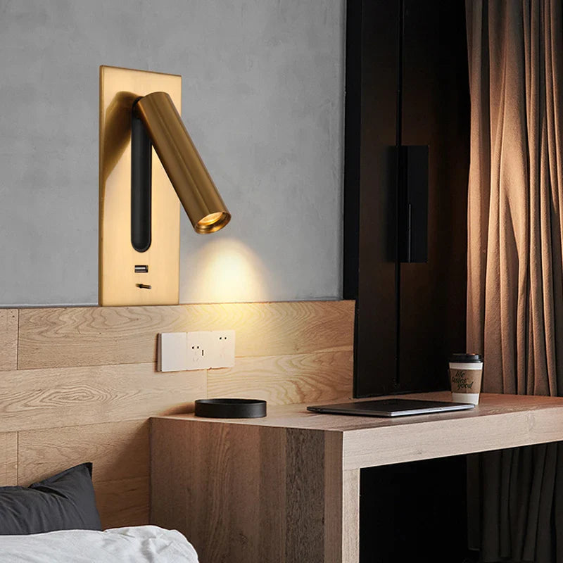 Applique murale LED multifonction avec chargeur USB intégré - Smart Design