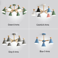 Suspension nordique en bois naturel