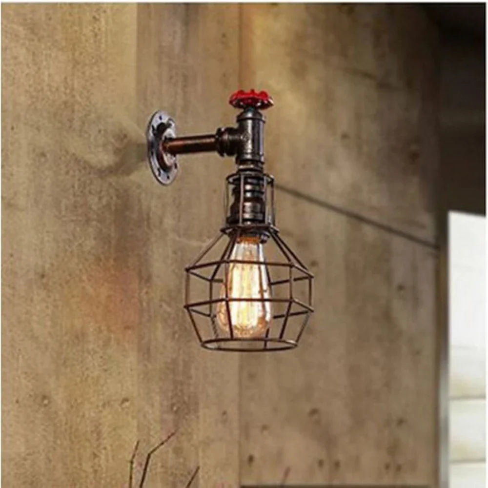 Applique murale Vintage industrielle en fer vintage