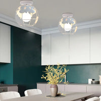 Plafonnier Globe Cage Moderniste