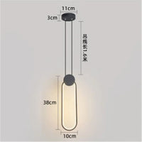 Suspension LED Carré Géométrique Nordique Métal 2020