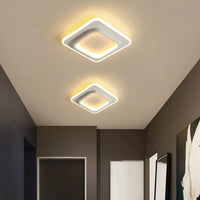 Lustre LED design pour allées - Noir & Blanc