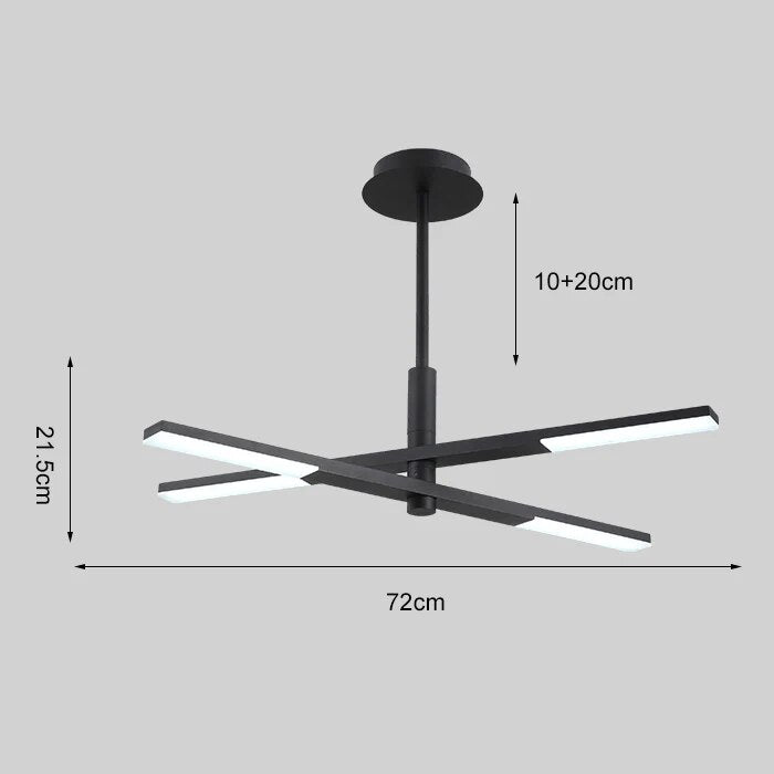Lustre Rotatif Luxe pour Salle à Manger