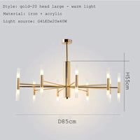 Lustre de luxe suspendu : design moderne et artistique