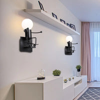 Applique murale design en fer E27
