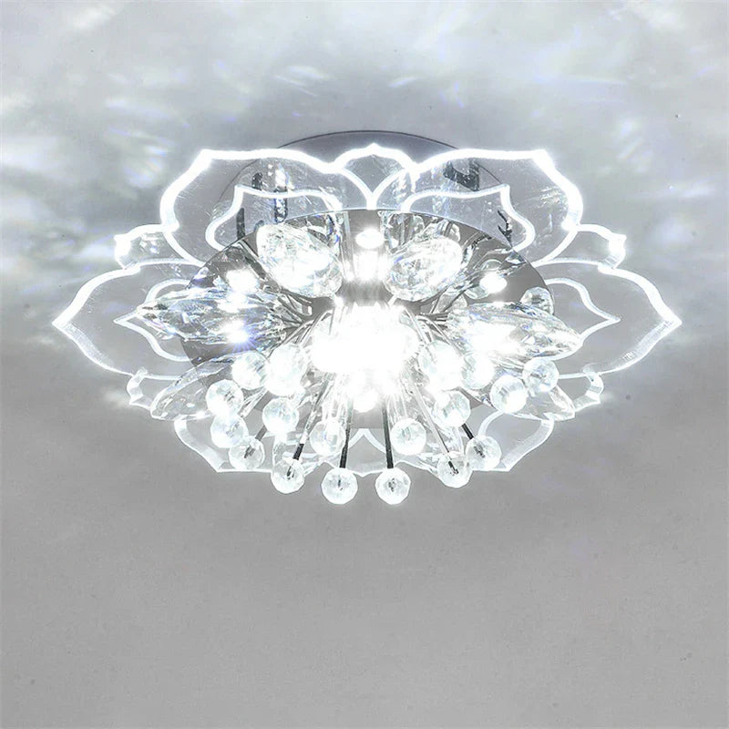 Lustre Cristal Fleurs : Élégance pour Votre Intérieur