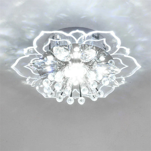 Lustre Cristal Fleurs : Élégance pour Votre Intérieur