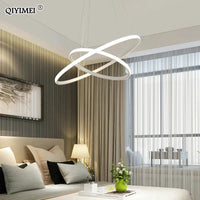 Lampe suspendue LED en aluminium - Luminaire décoratif d'intérieur - Nouveauté