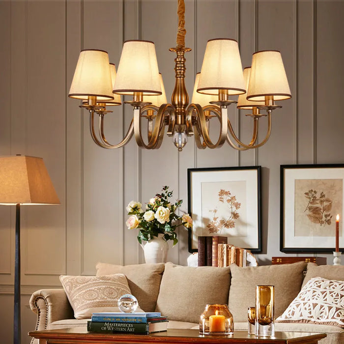 Lustre de luxe classique élégant