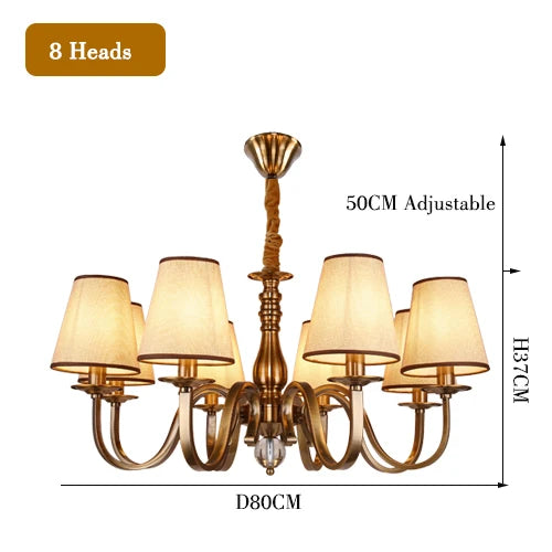 Lustre de luxe classique élégant