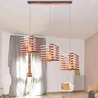 Suspension LED Industrielle Vintage Moderne à 1/3 Têtes Luminaire