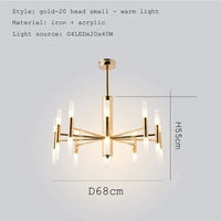 Lustre de luxe suspendu : design moderne et artistique