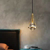 Suspension Cristal Cuivre de Luxe
