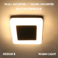 Applique Murale Extérieure en Aluminium IP65 avec Capteur de Mouvement
