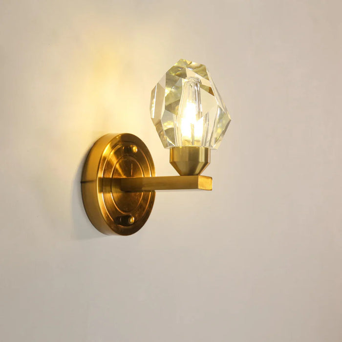 Applique Murale LED Nordique Diamant en Cristal