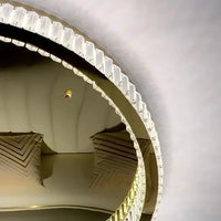 Plafonnier LED doré de luxe