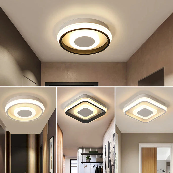Plafonnier LED moderne pour intérieur nordique - Luminaire élégant