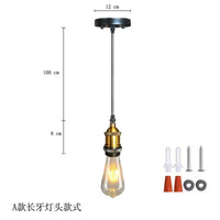 Suspension industrielle rétro "Copper Base" idéale pour les restaurants
