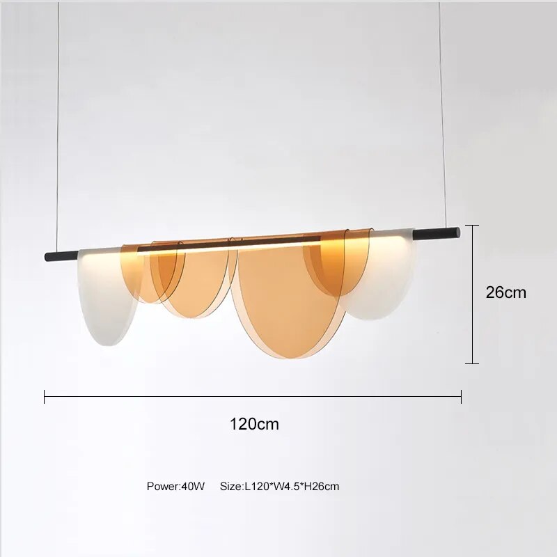 Lustre minimaliste nordique.