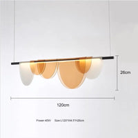 Lustre minimaliste nordique.