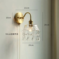 Applique Murale LED Moderne avec Chaîne et Interrupteur