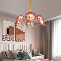 Lustre Fleurs en Verre - Style Nordique Moderne