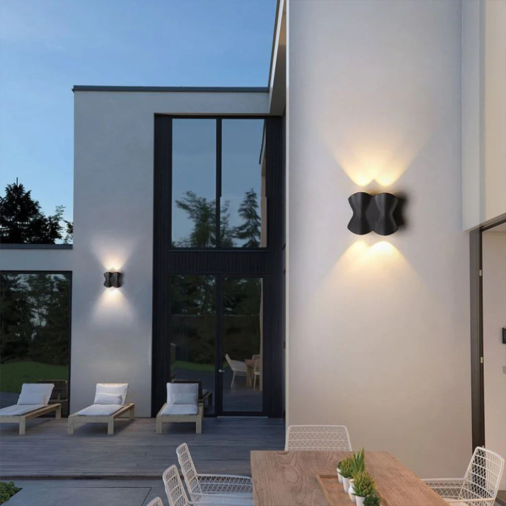 Applique murale nordique étanche – Style moderne pour l'extérieur