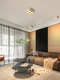 Plafonnier Downlight Japonais - Grille Audacieuse