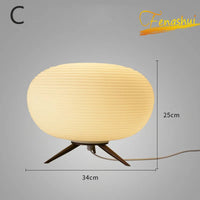 Lampe de Table LED postmoderne en verre Illuminateur