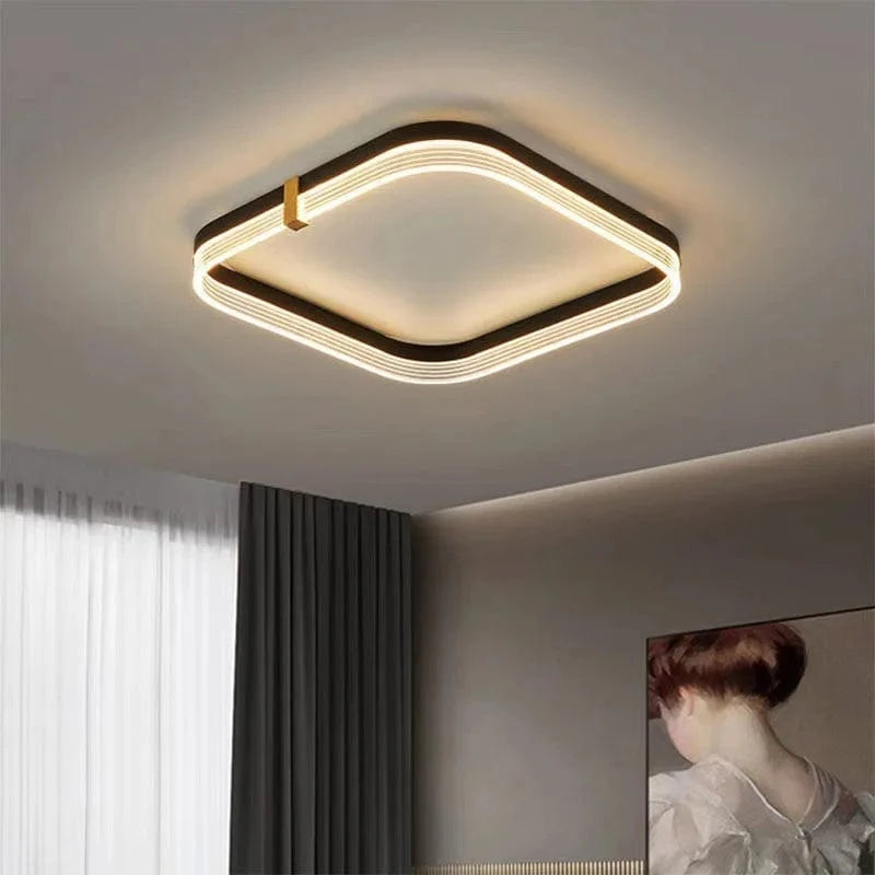 Lampe de plafond LED Minimal Luxe avec Télécommande
