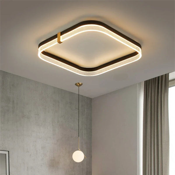 Lustre LED dimmable avec télécommande - Livraison directe incluse