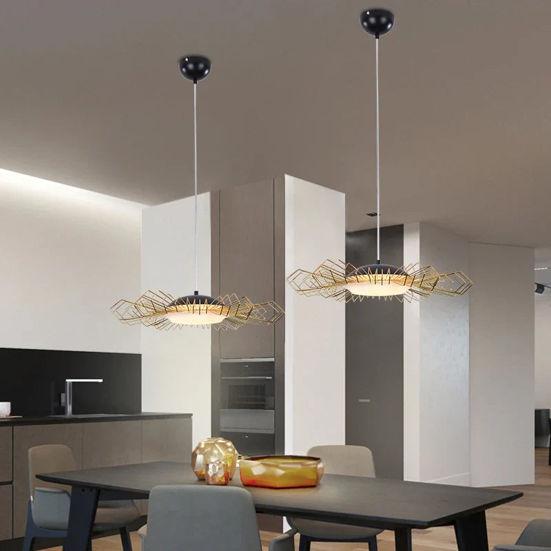 Suspension Design Nordique - Ligne Artistique - Lampe Luminaire Décoratif