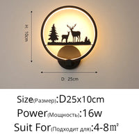 Applique nordique LED ronde : le mariage parfait pour petits et grands