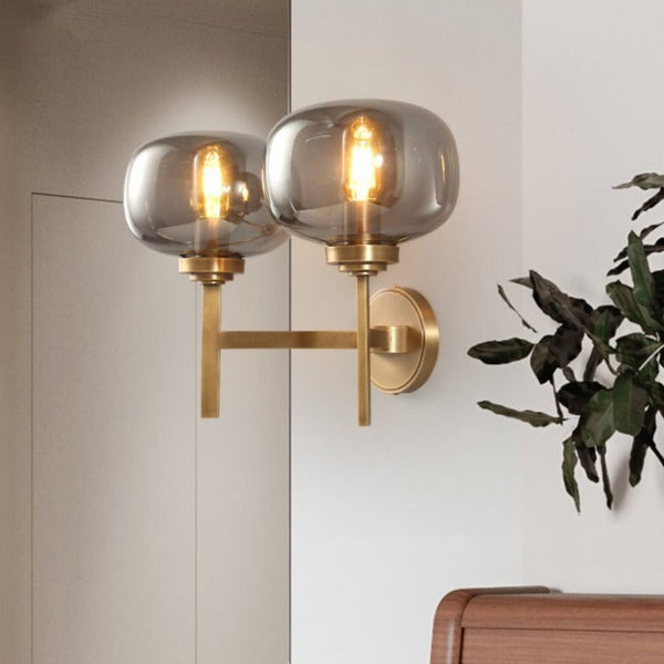 Applique murale LED Huxley - Design moderne à deux bras