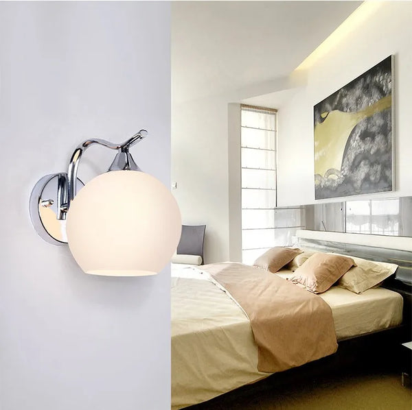 Applique murale LED Chromée Brillante