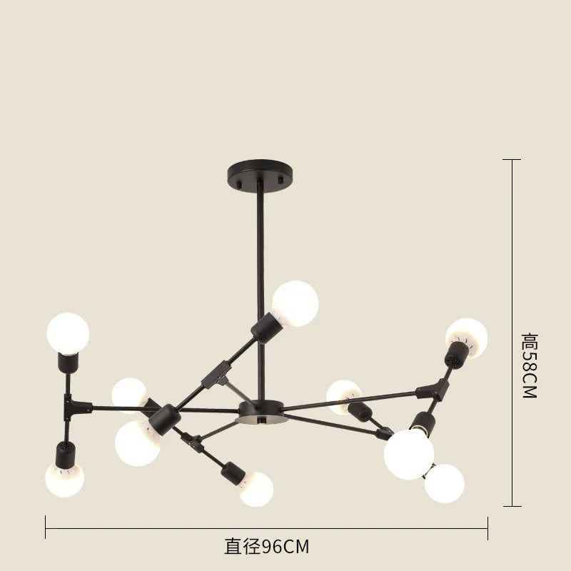 Lustre Vintage Nordique Moderne pour Restaurants Eclatants